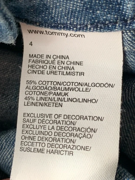 Tommy Hilfiger Denim Pleated Skirt - Picture 8 of 8